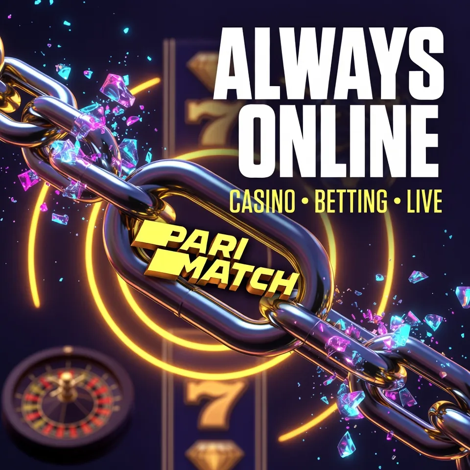 Parimatch access digital wormhole blockchain chain links slots dark neon