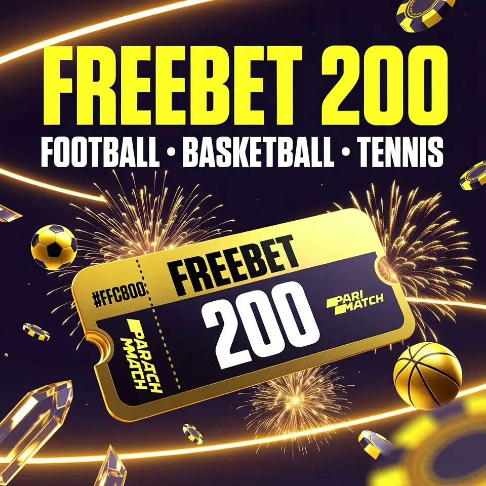 Parimatch freebet golden ticket fireworks casino chips football dark neon