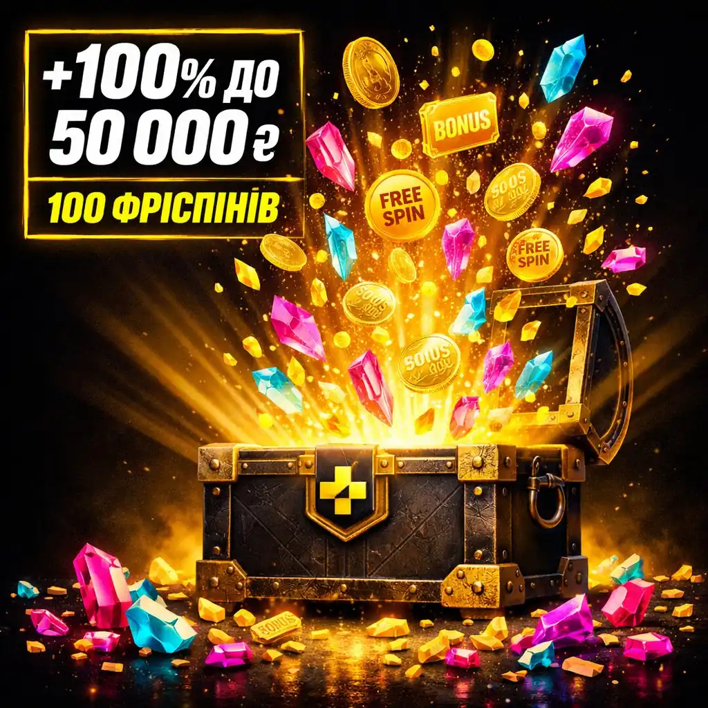Parimatch bonus treasure chest golden coins crystal explosion dark