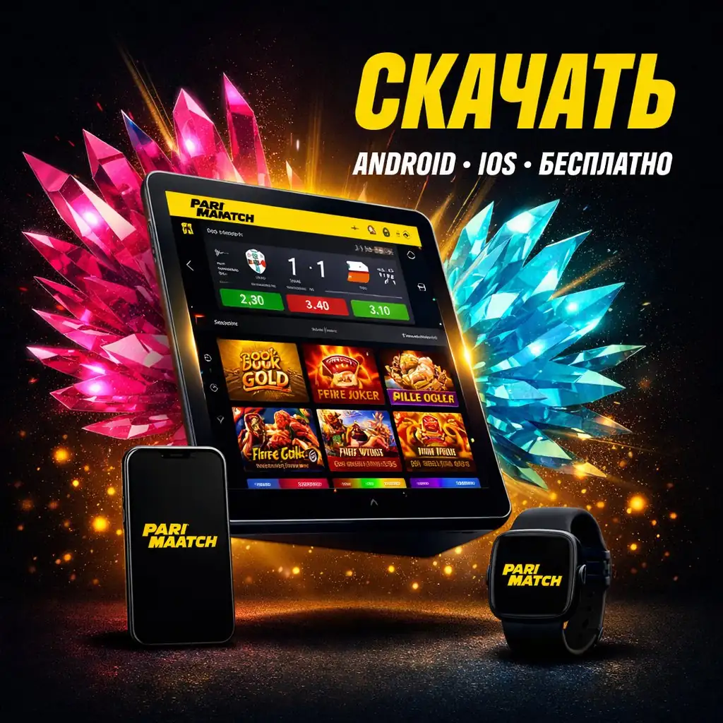 Parimatch app download tablet device dark neon crystal yellow